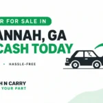 Junk car for sale in Savannah, GA, with Cash N Carry Pull Your Part as a local buyer for unwanted vehicles.