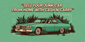selling a junk car from home with Cash n Carry
