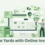 Illustration of a salvage yards online inventory system with searchable car parts